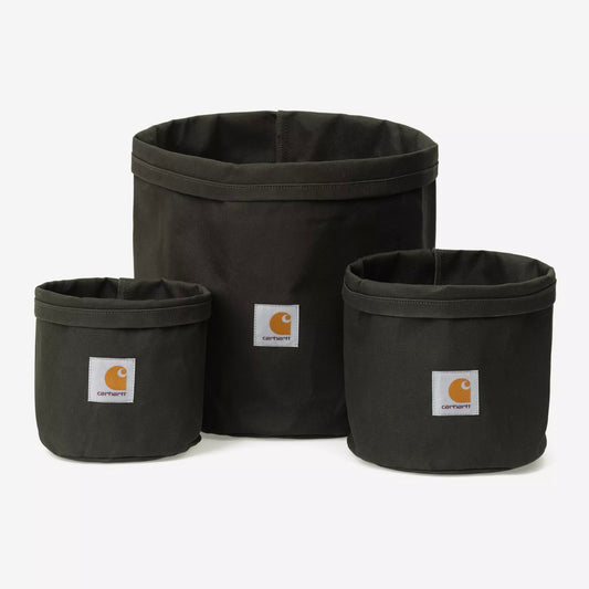 Canvas Planter Set Olive
