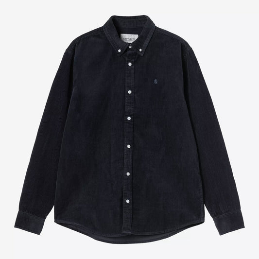 L/S Madison Cord Shirt Dark Navy
