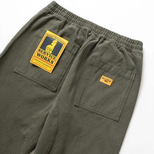 Moleskin Chef Pants Moss