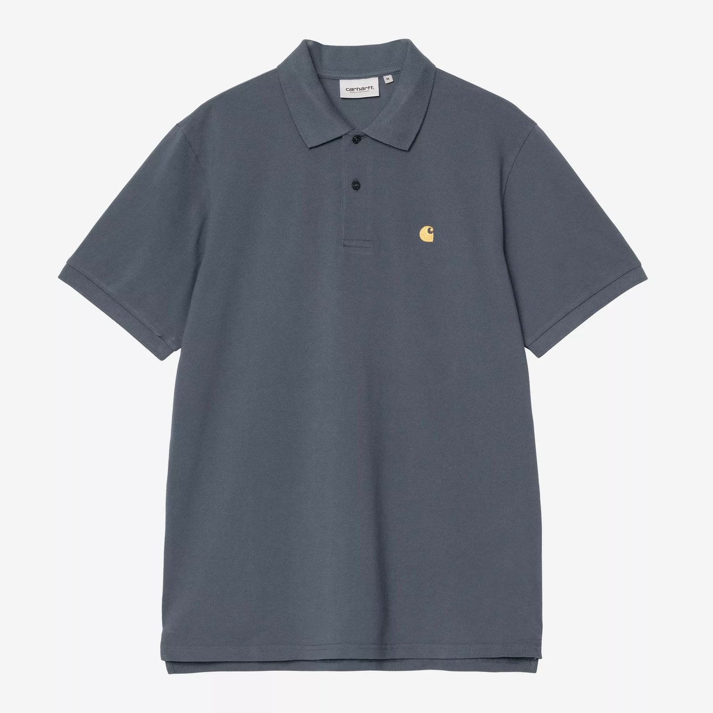 S/S Chase Pique Polo Cozy Blue