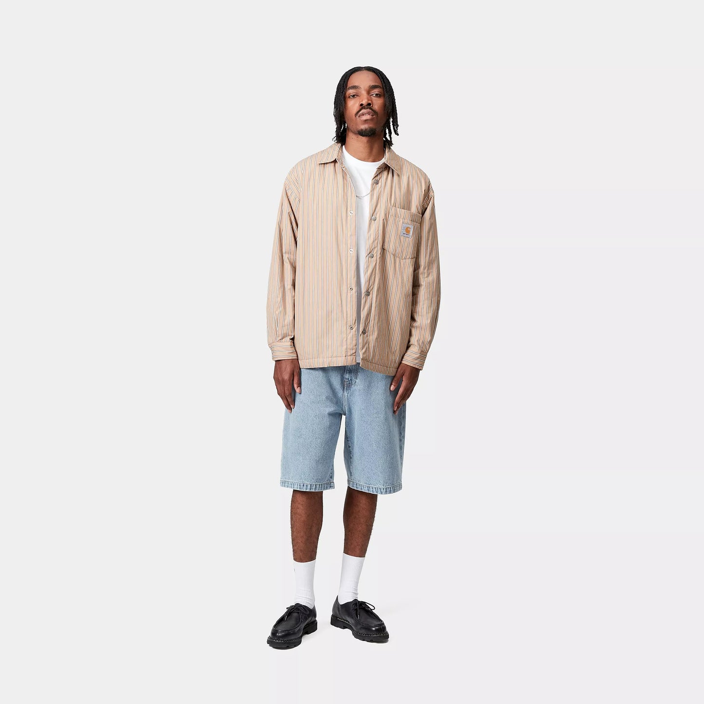 Landon Short Blue Bleached