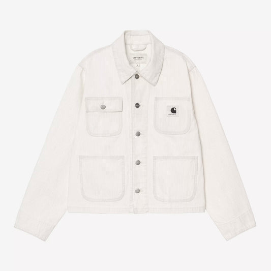 W Mercer Chore Coat Graphite Bleached