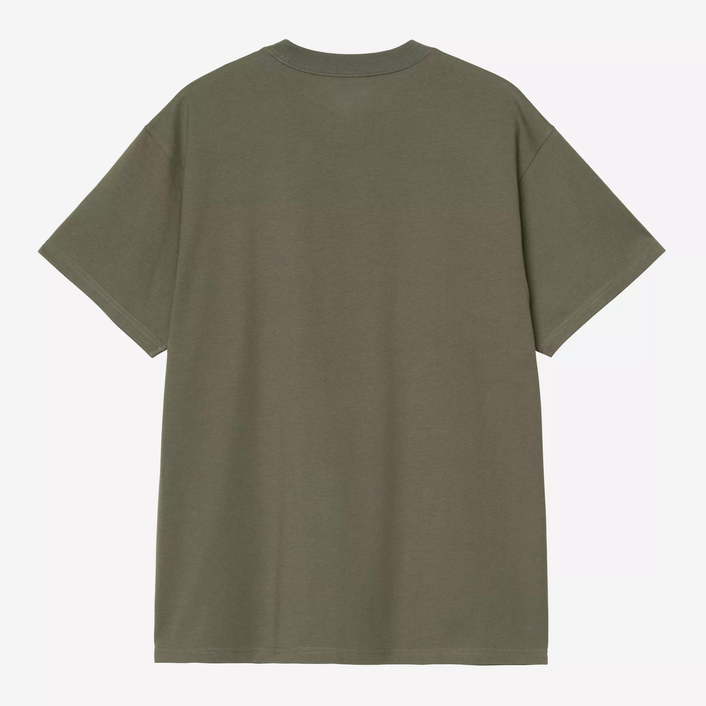 S/S Script Embroidery T-Shirt Leaf