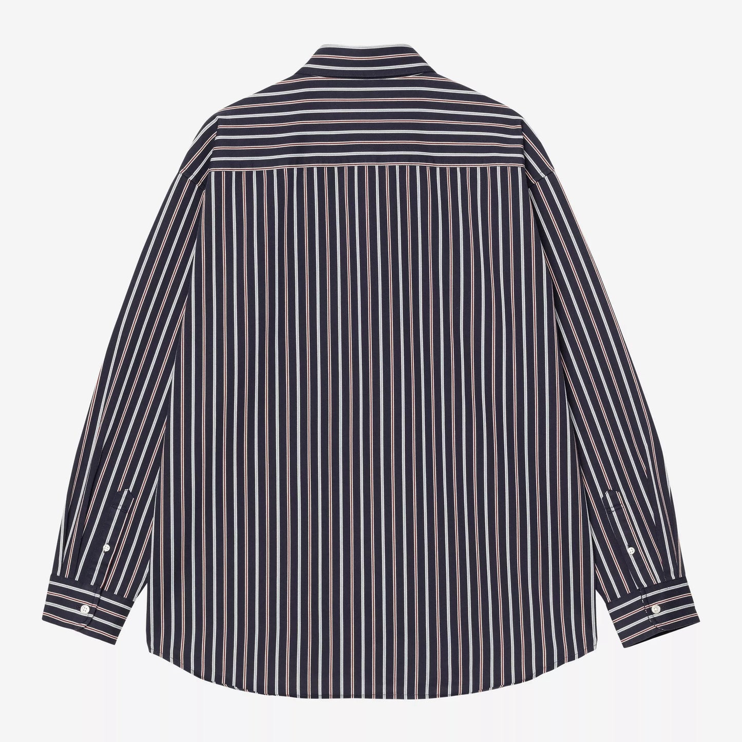 L/S Palance Shirt Stripe Dark Navy