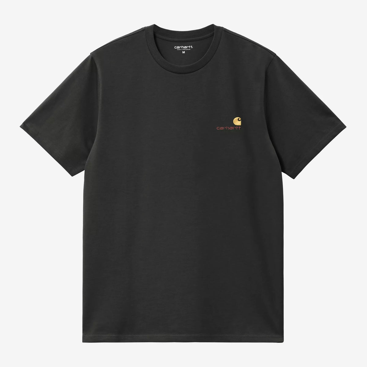 S/S American Script T-Shirt Raven