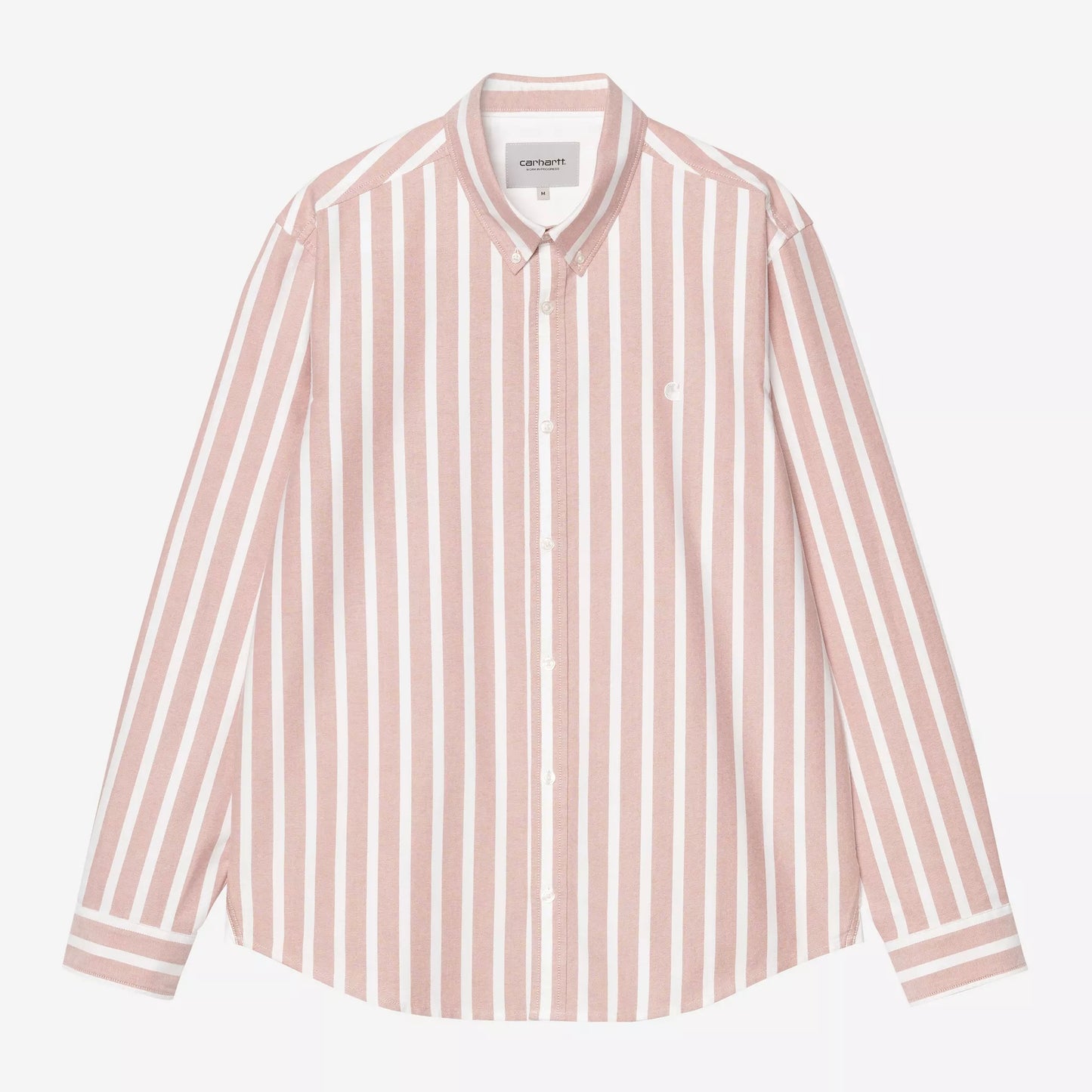 L/S Deven Shirt Stripe Oxide Red