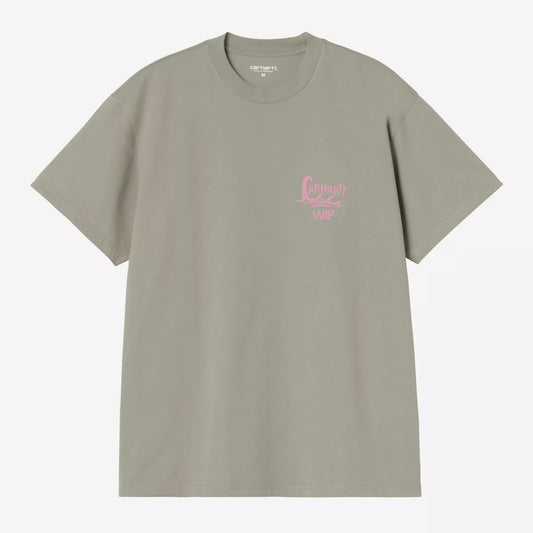 S/S Waves T-Shirt Shady Green