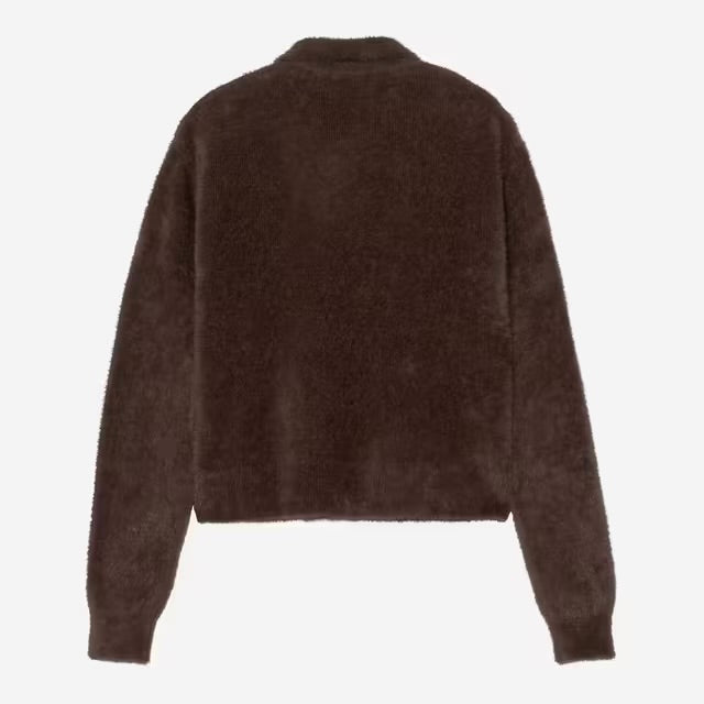 W L/S Maine Polo Sweater Palisander