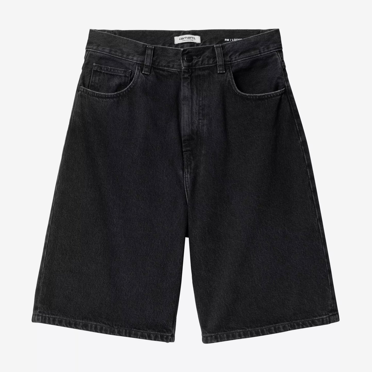 W Brandon Short Black Stone Washed