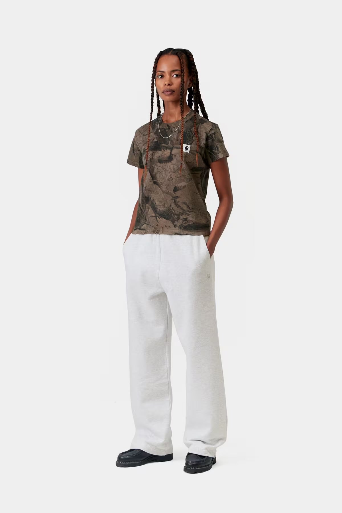 W Cassie Sweat Pant Ash Heather