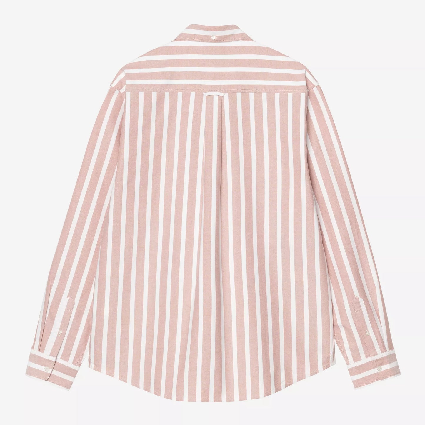L/S Deven Shirt Stripe Oxide Red