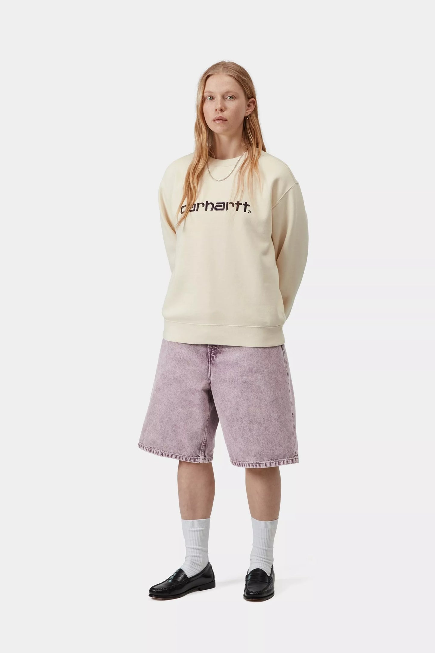 W Brandon Short Cozy Purple