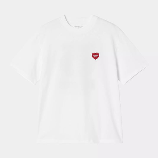 W S/S Heart II Hartt T-Shirt White