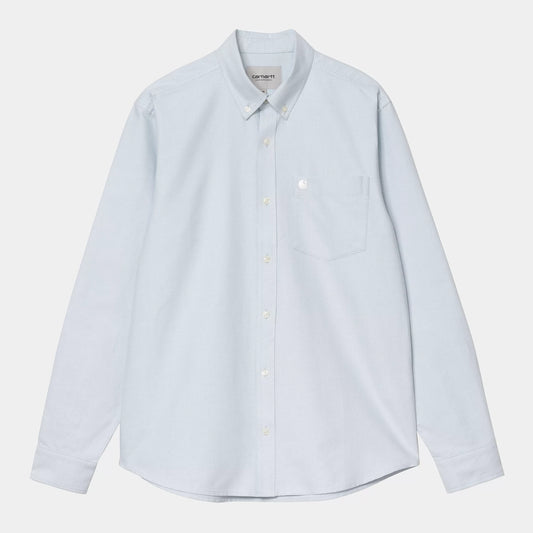 L/S C-Logo Shirt Blue Fog