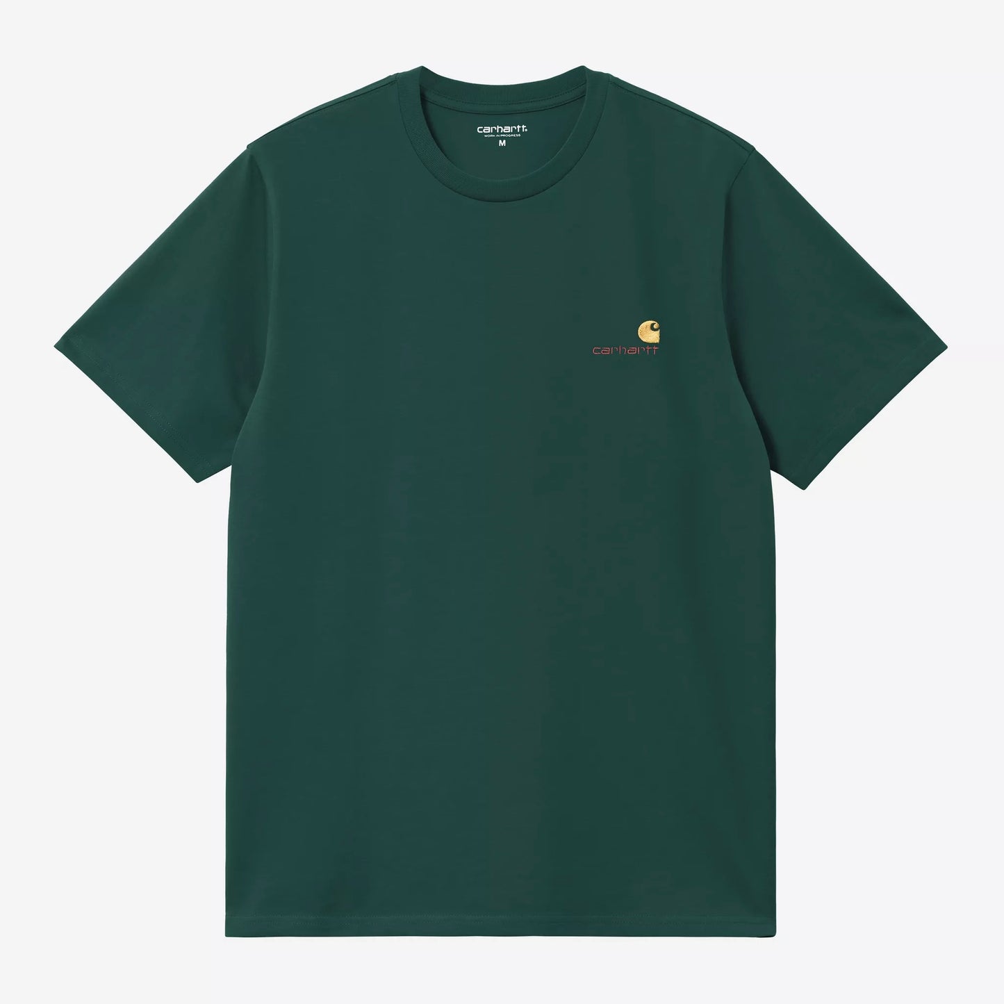 S/S American Script T-Shirt Dark Fir