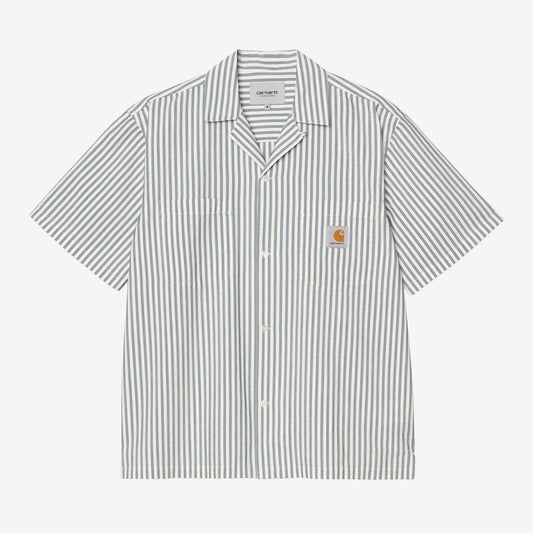 S/S Leavel Shirt Blue River