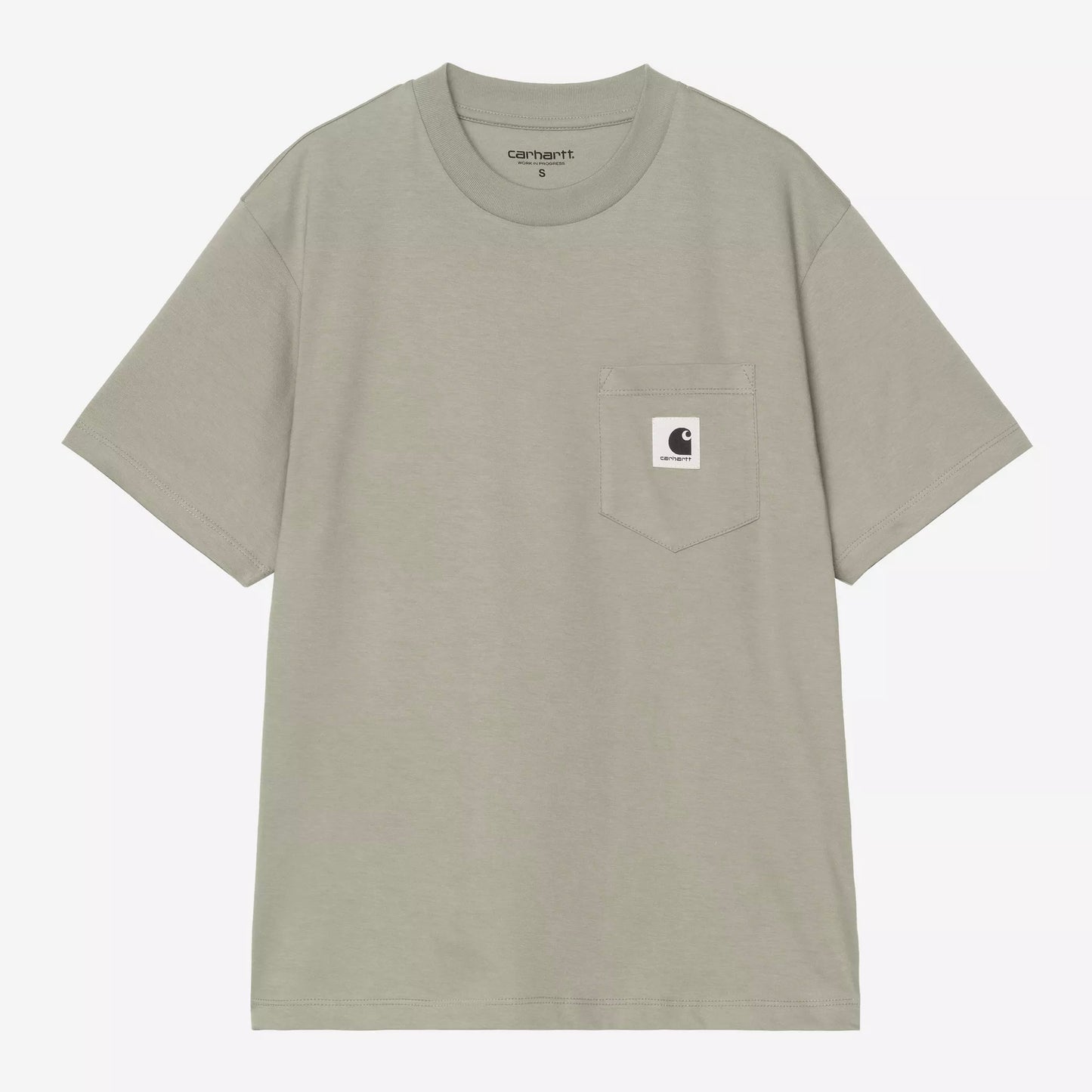 W S/S Pocket T-Shirt  Shady Green