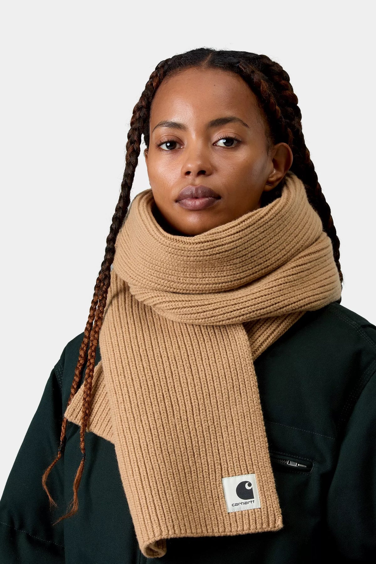 W Mira Scarf WIP Dusty H