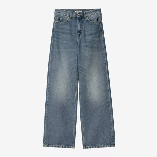 W Jane Pant Blue Dark Used Wash
