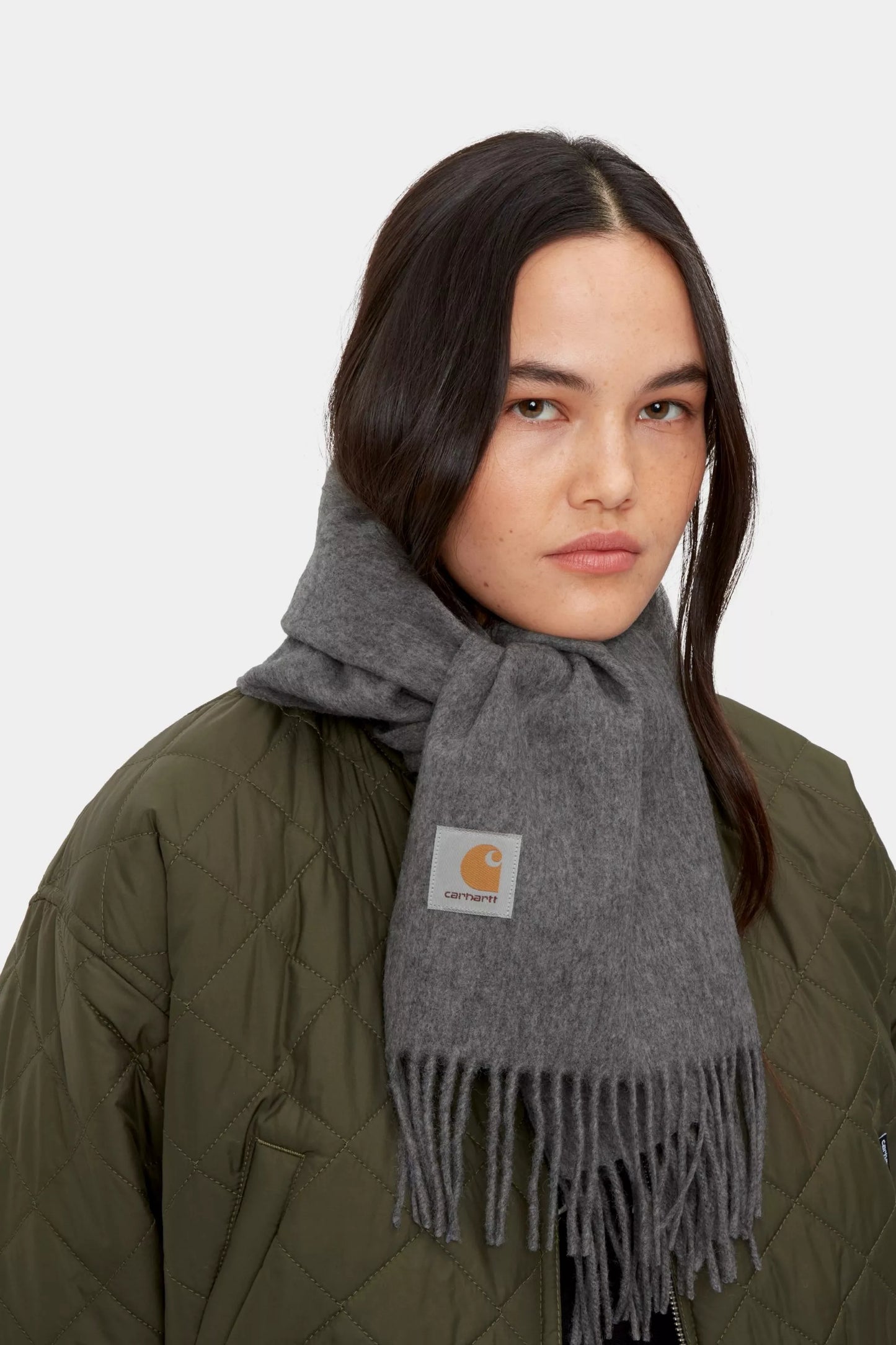 Clan Scarf Dark Grey Heather