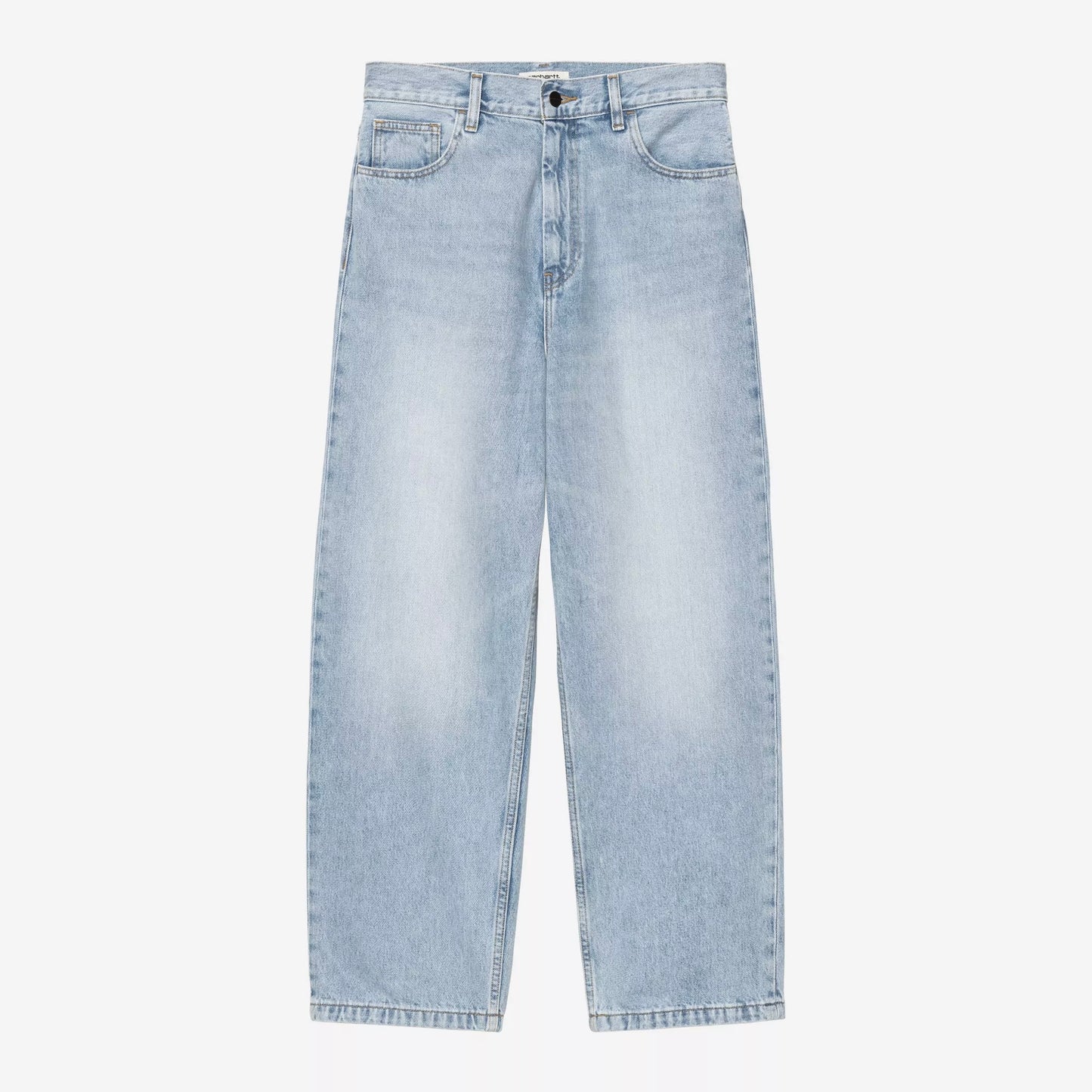 W Brandon Pant Blue Heavy Worn Bleached