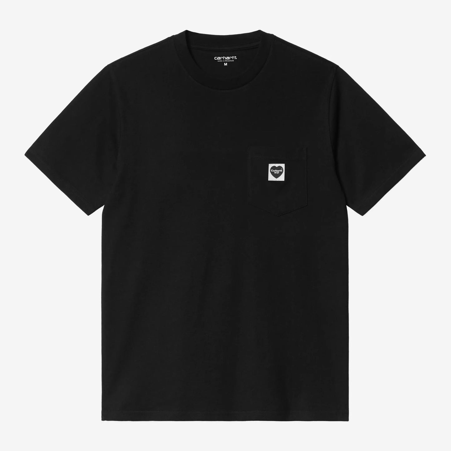S/S Pocket Heart T-Shirt Black/Black