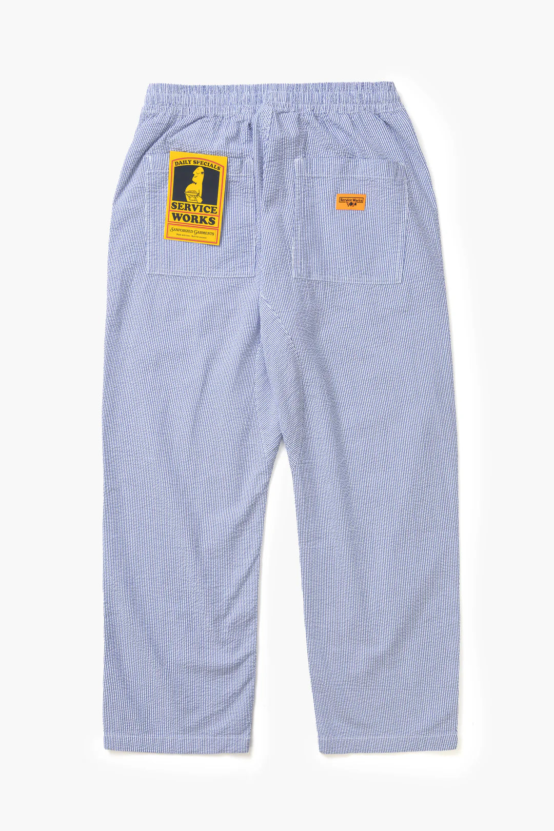 Seersucker Chef Pants Stripe