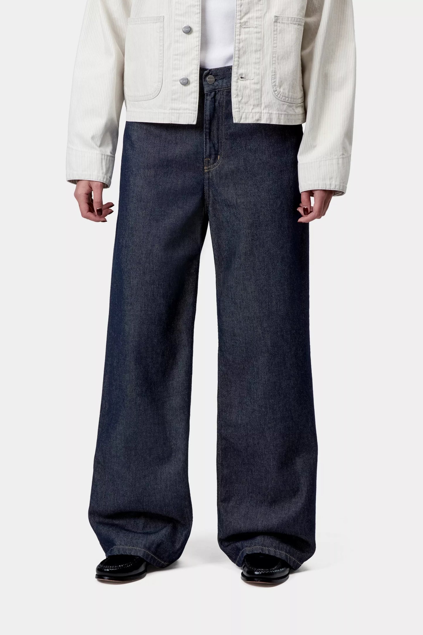 W Jane Pant Blue Rinsed