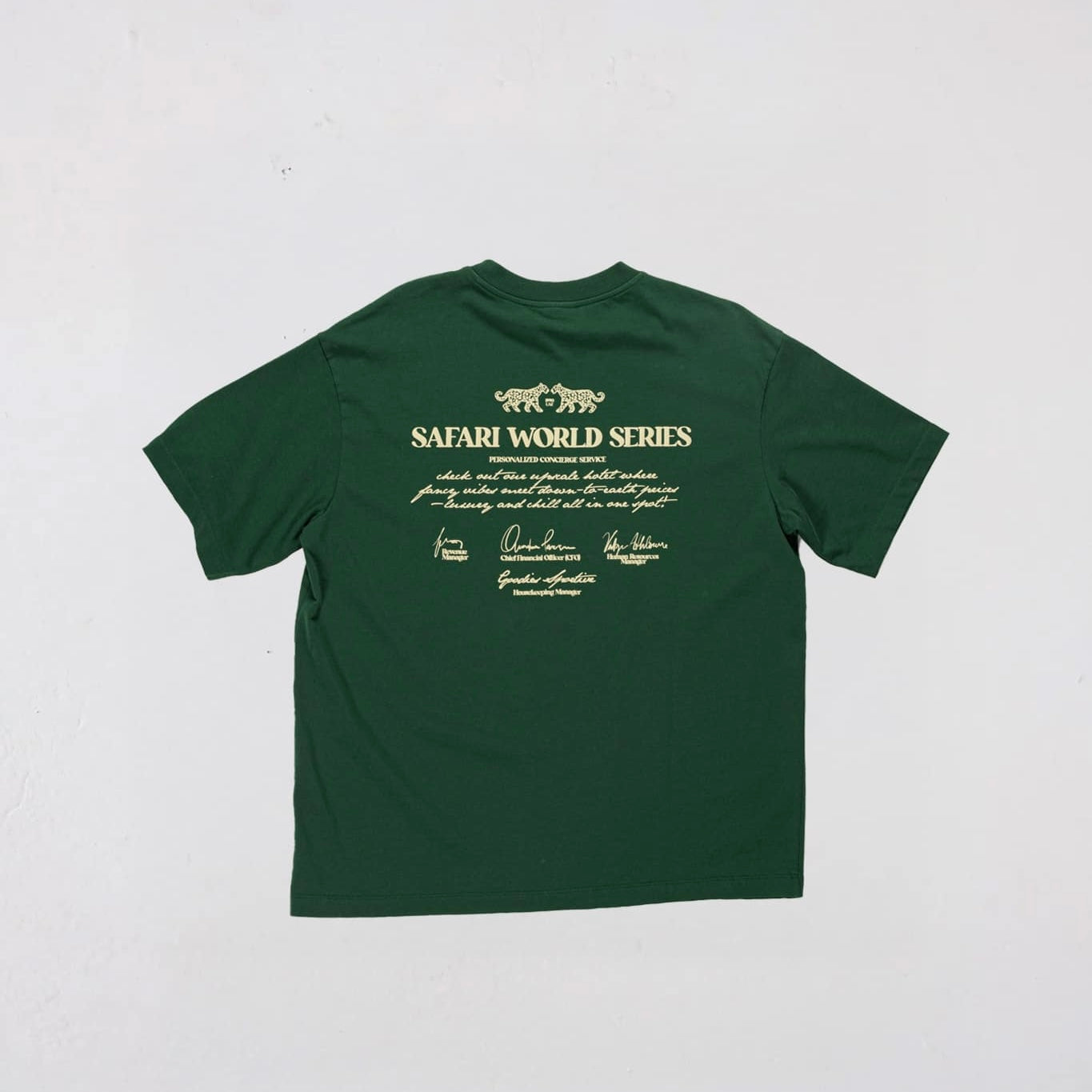 Safari World Series Green Tee