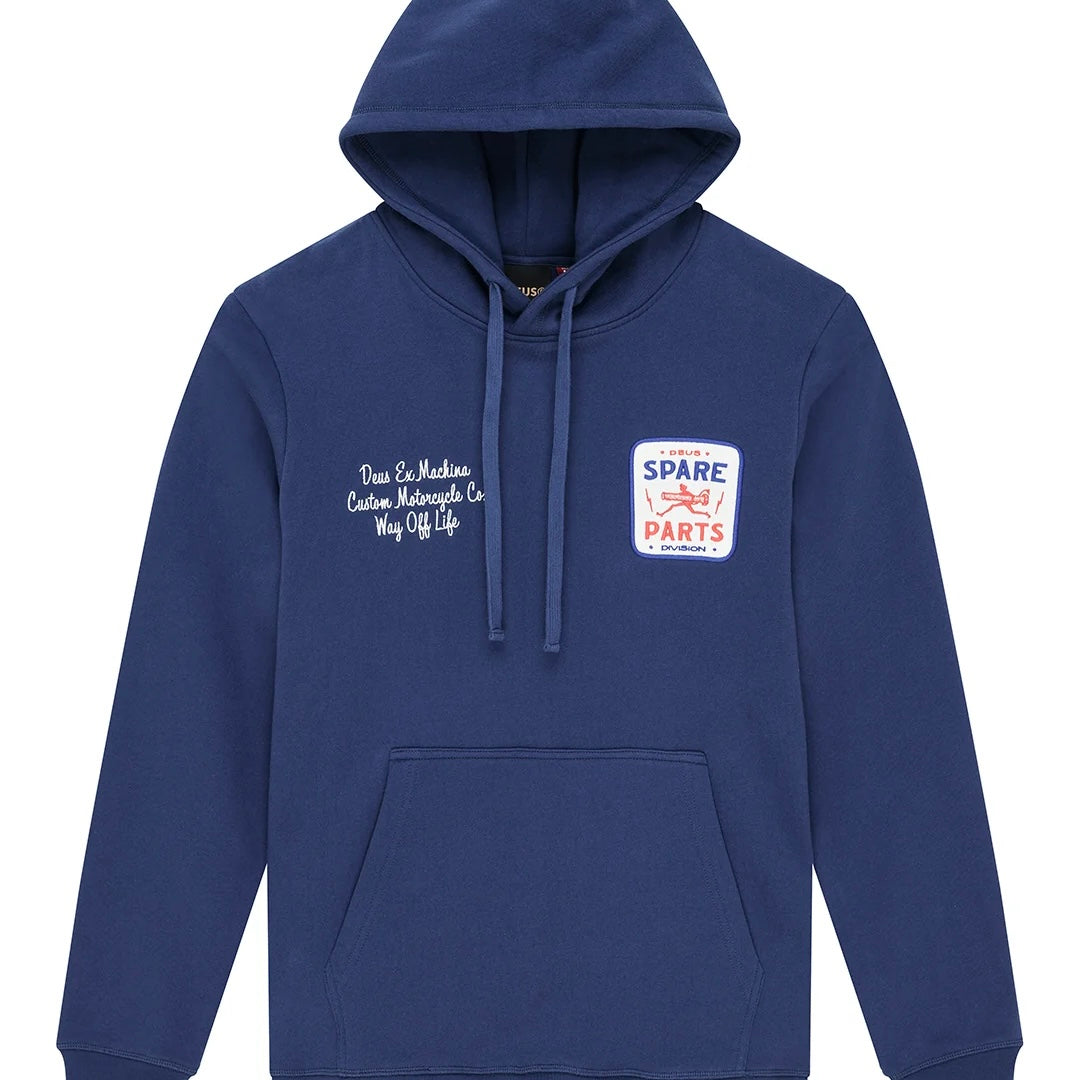 Mudflap Hoodie Mechanic Blue