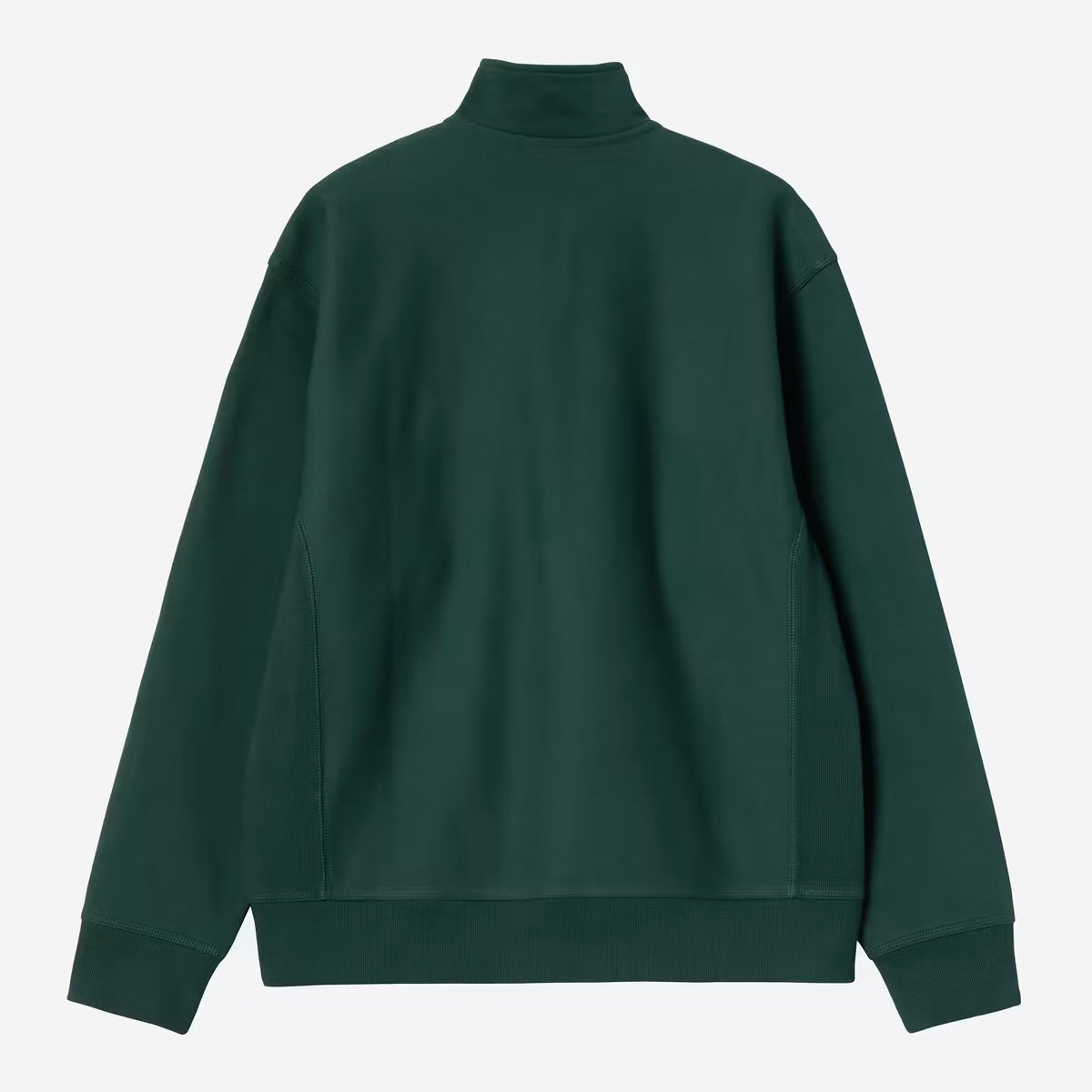 Half Zip American Script Sweat Dark Fir
