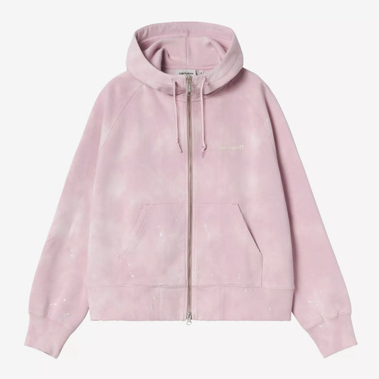 W Hooded Painter Jacket Hortensia