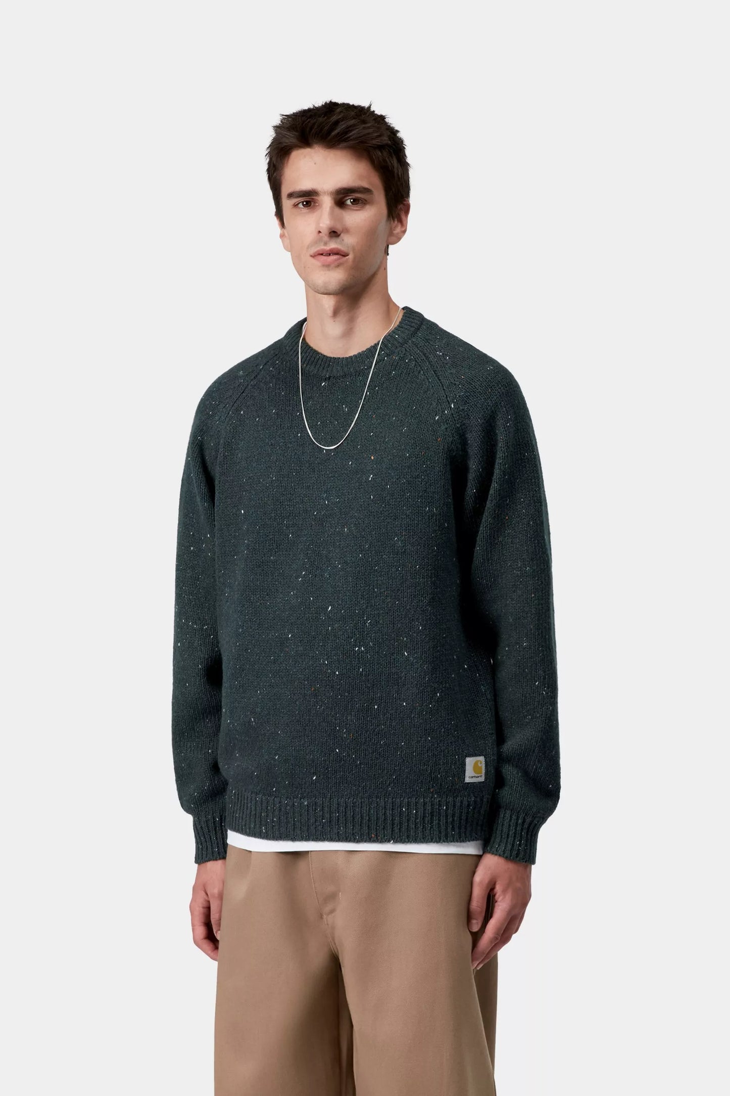 Anglistic Sweater Deep Lagoon