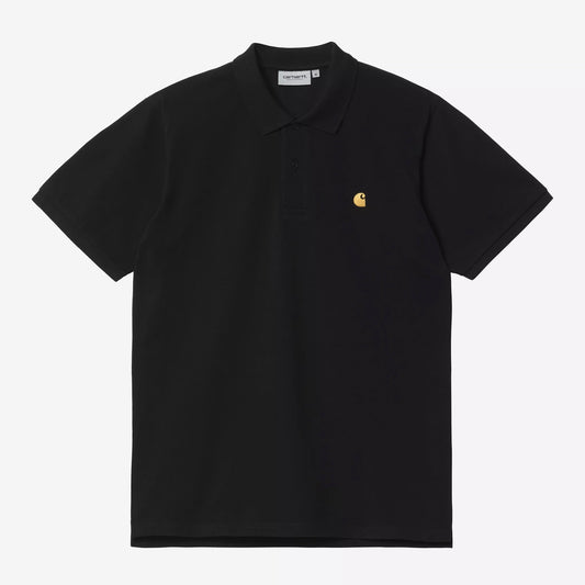 S/S Chase Pique Polo Black