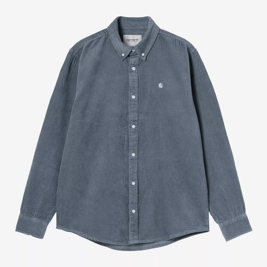 L/S Madison Cord Shirt Angelite