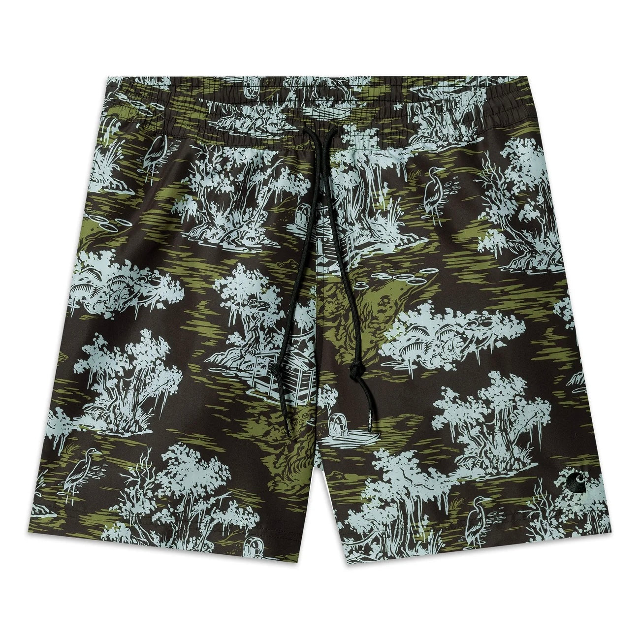 Slater Swim Trunks Bayou Print