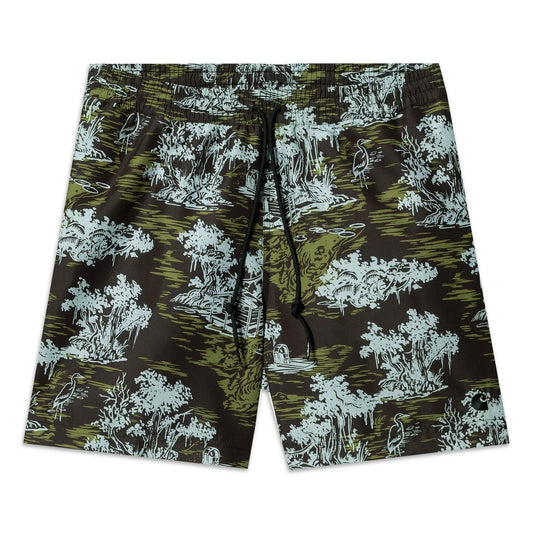Slater Swim Trunks Bayou Print