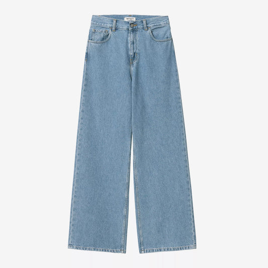 W Jane Pant Blue Heavy Stone Washed