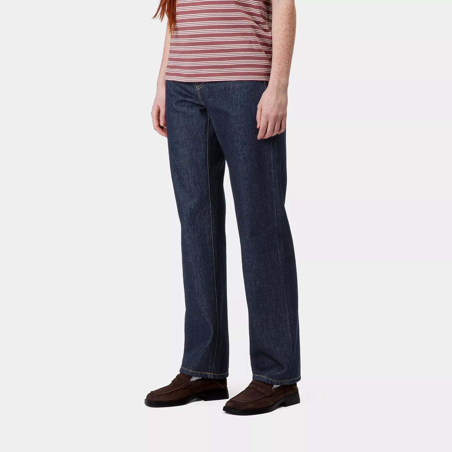 W Noxon Pant Blue Rinsed