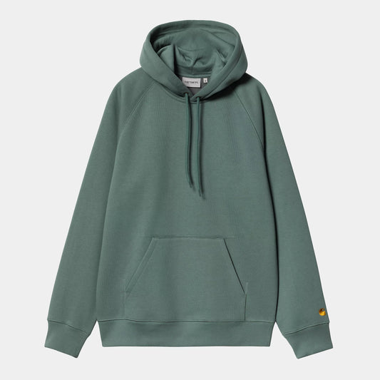 Hooded Chase Sweat Silver Pine