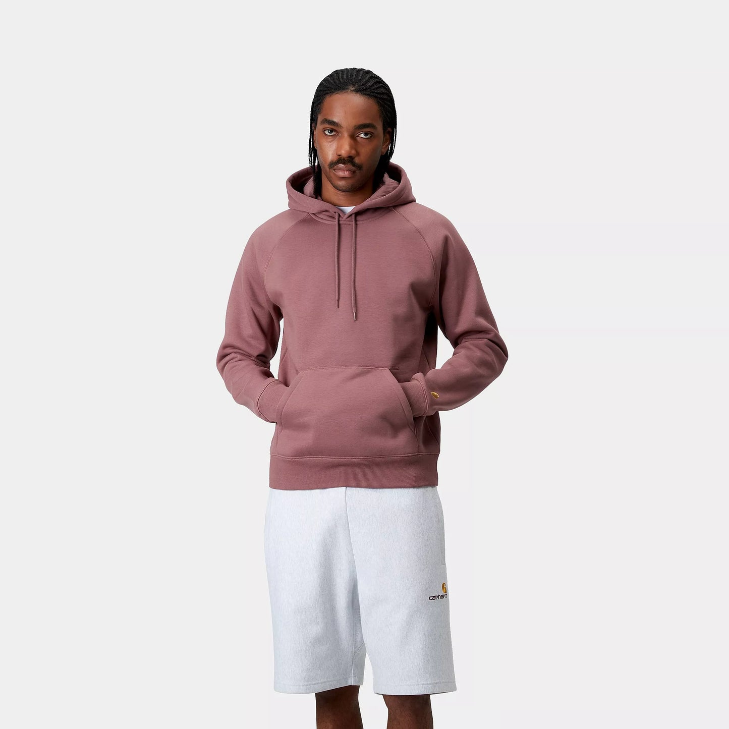 Hooded Chase Sweat Dusky Pink