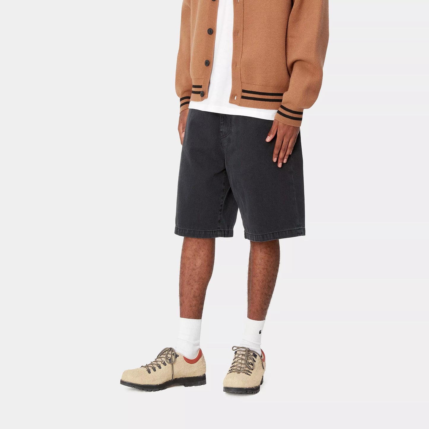 Landon Short Black Stone Washed