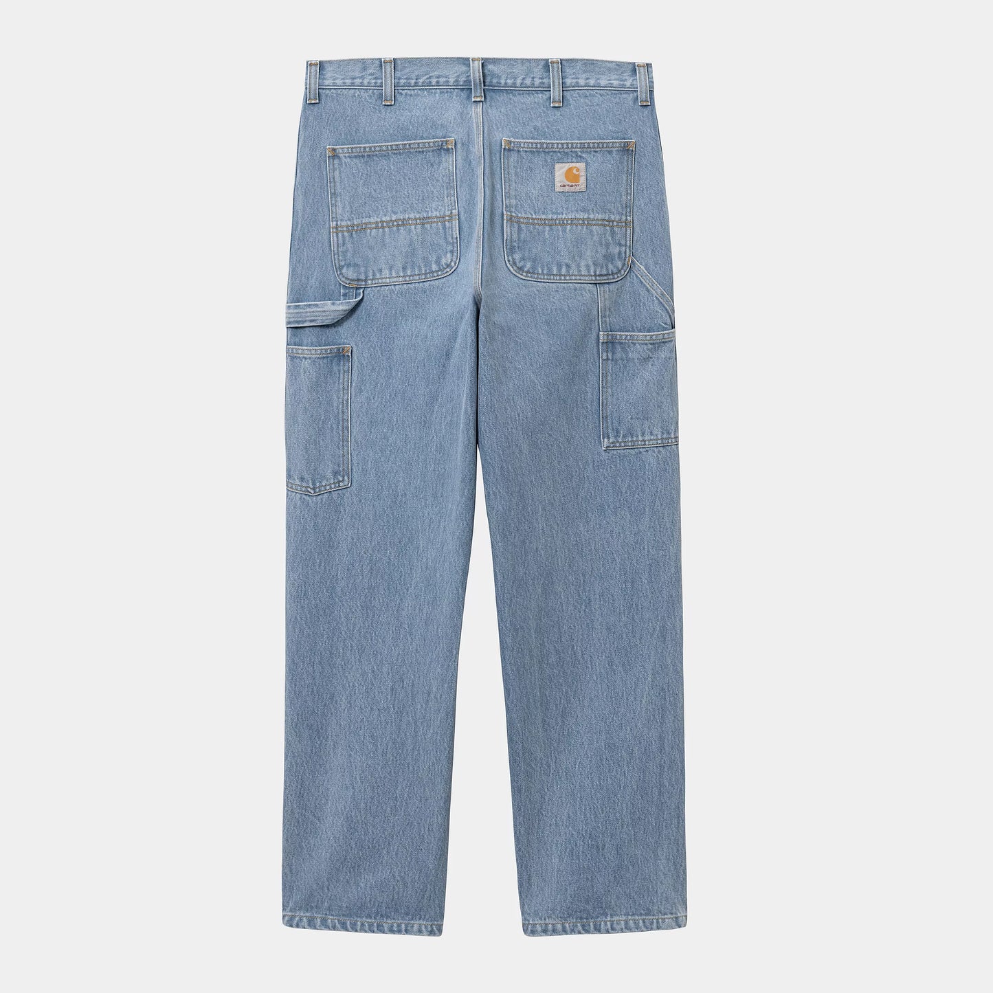 Single Knee Pant Blue Bleached