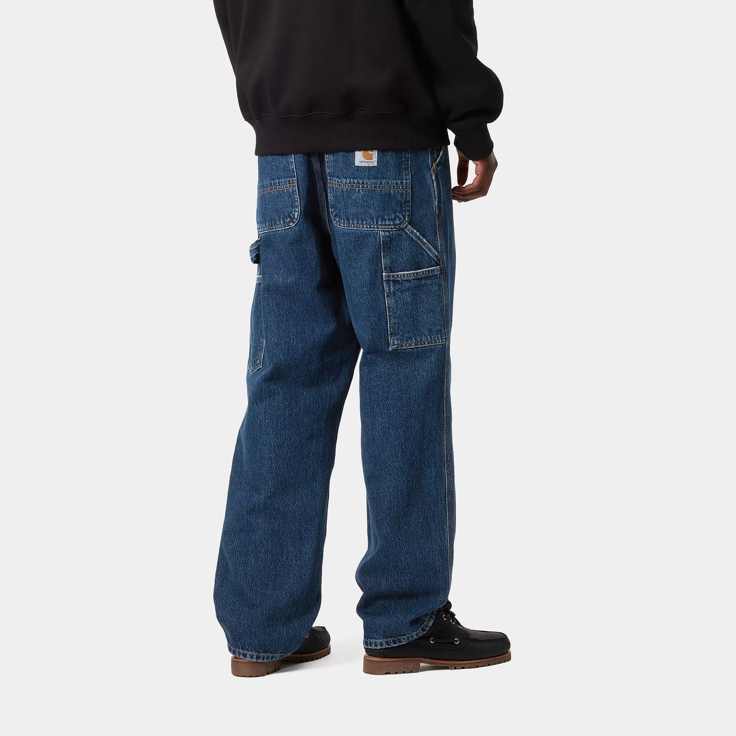 Single Knee Pant Blue Stone Washed