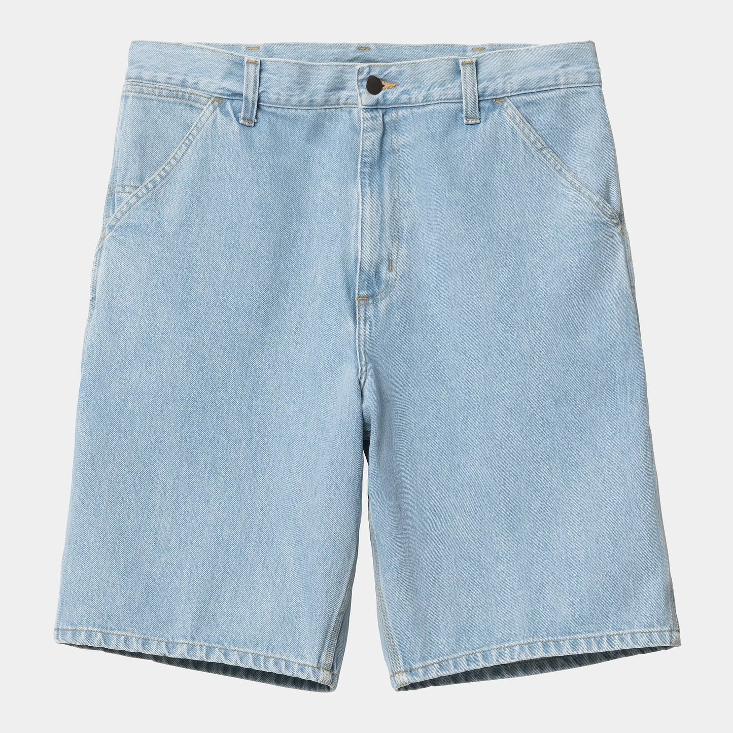 Single Knee Short Blue Bleached