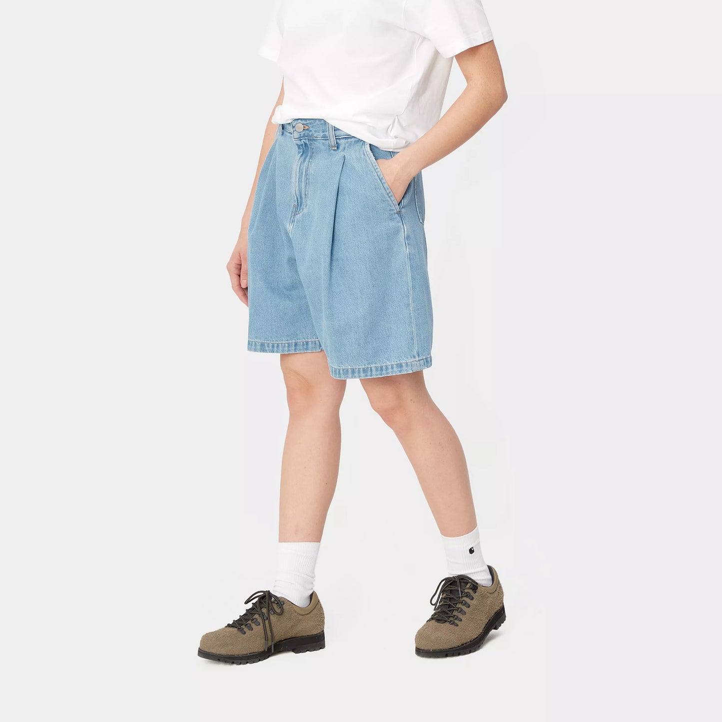 W Alta Short Blue Bleached