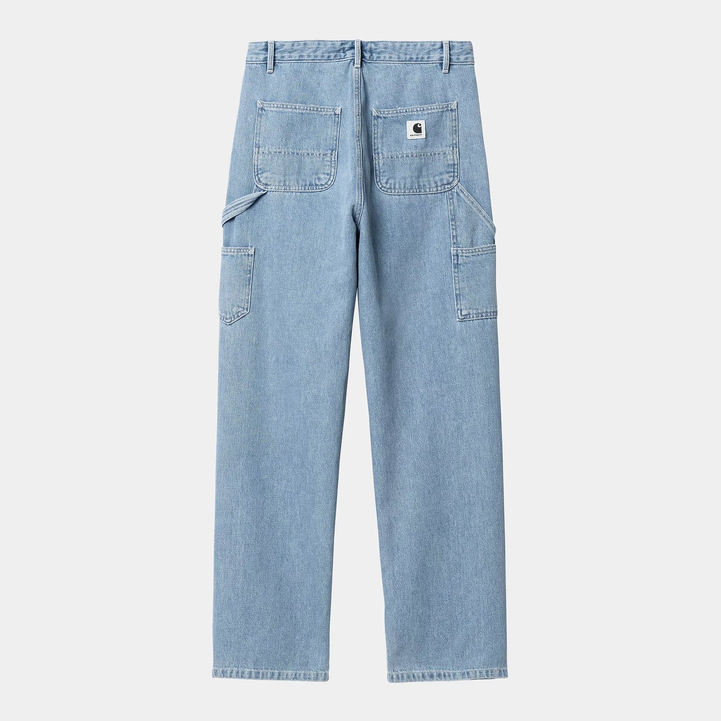 W Pierce Pant Straight Blue Bleached
