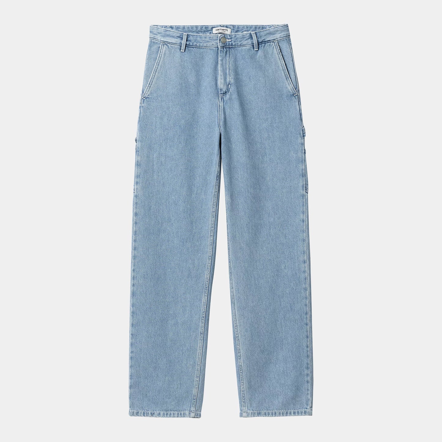 W Pierce Pant Straight Blue Bleached