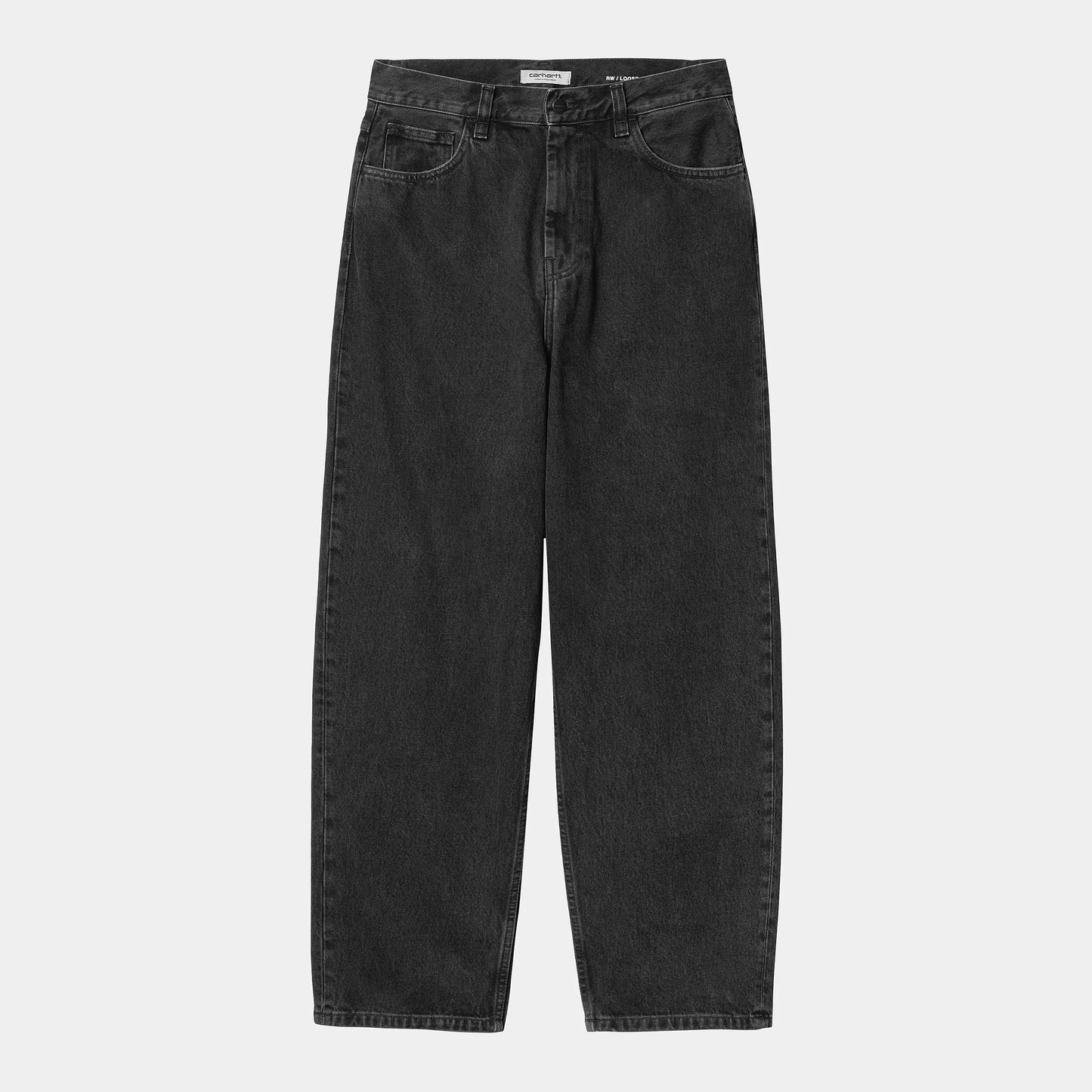 W Brandon Pant Black Stone Washed