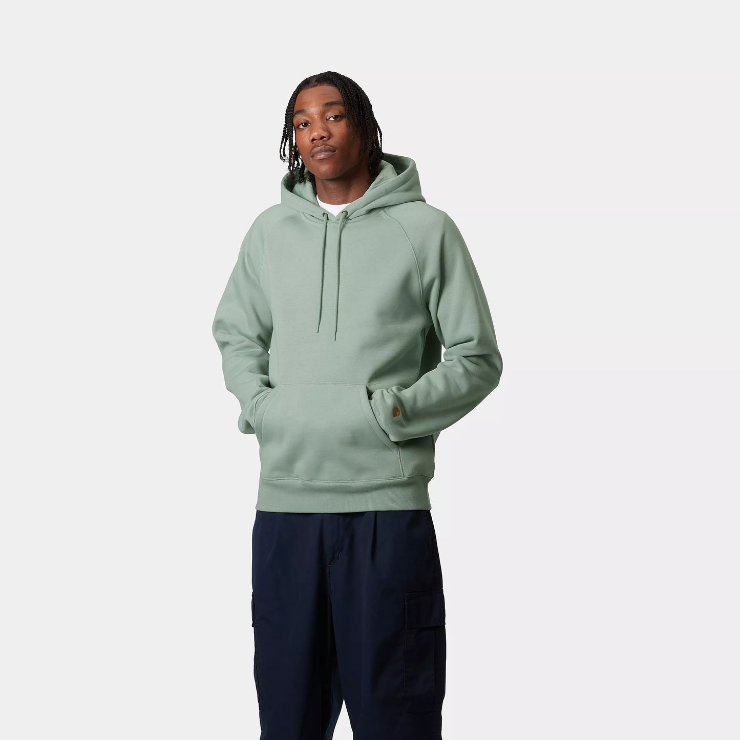 Hooded Chase Sweat Frosted Green